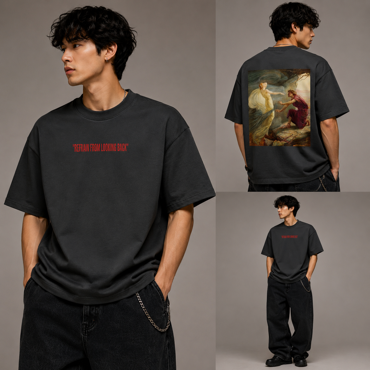 "ORPHEUS" Heavyweight Earth Tone T-Shirt