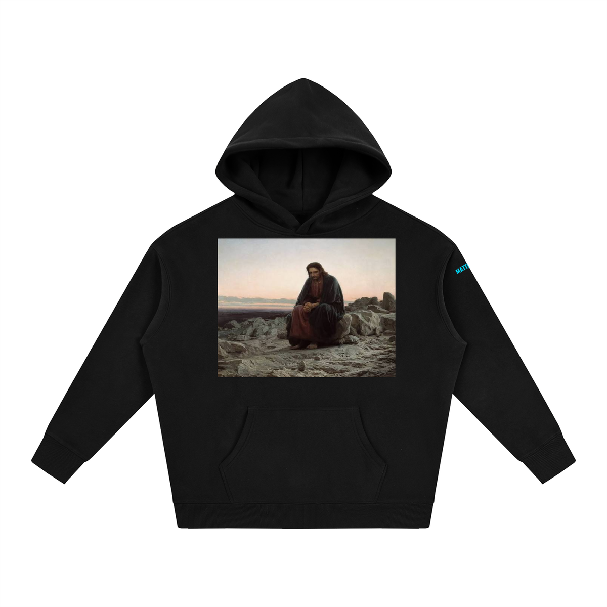 "TEMPTATION" Oversize Fleeced Hoodie