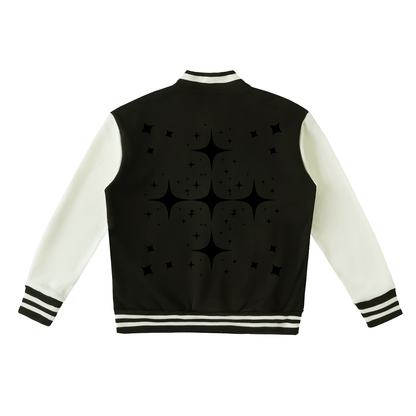 "LORD" Two-Tone Fleeced Varsity Jacket