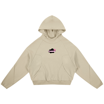 "WINTER" Curved Panel Raglan Hoodie