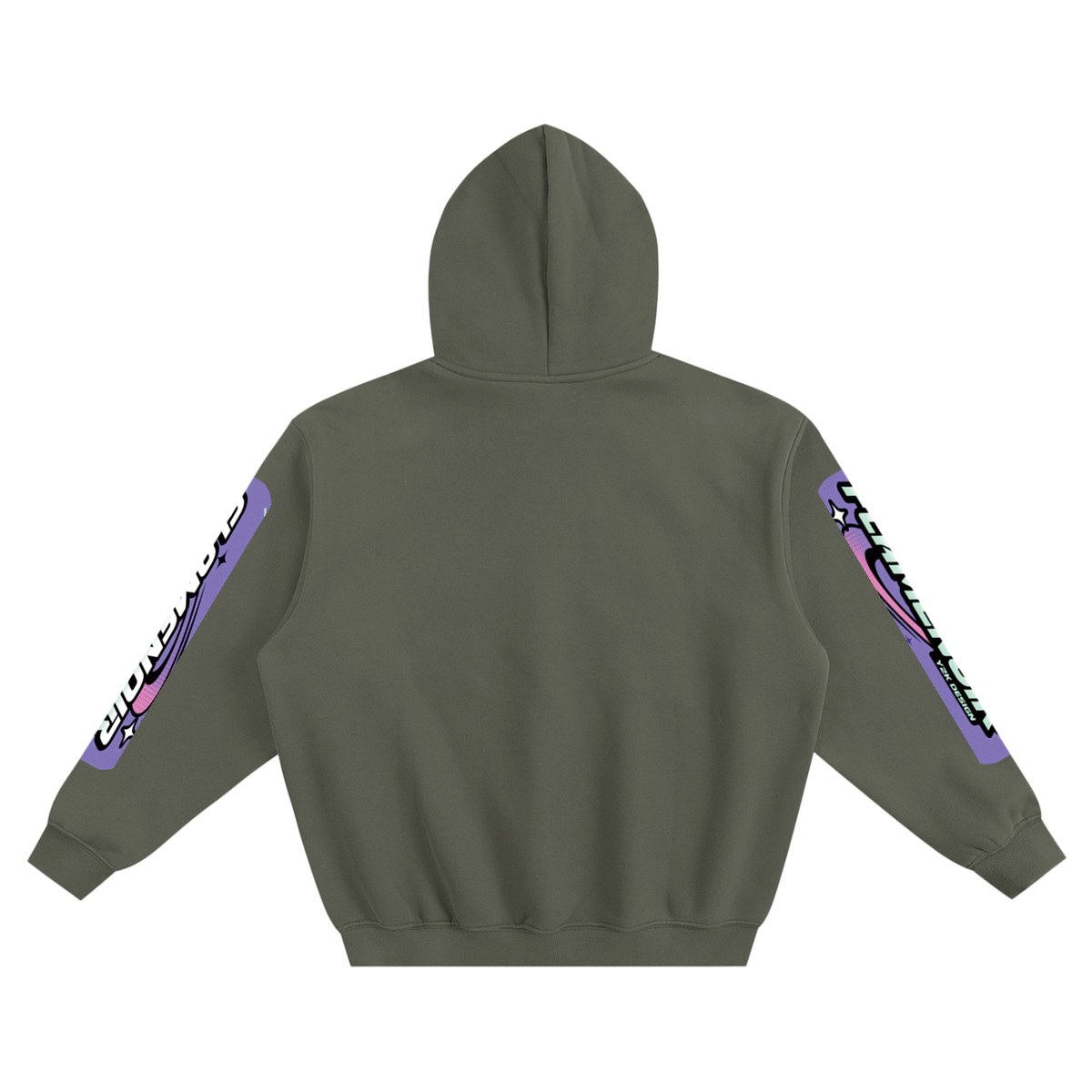 "BASIC 2" Fleeced Boxy Hoodie