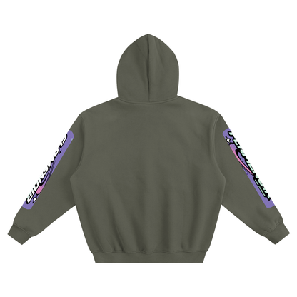 "BASIC 2" Fleeced Boxy Hoodie