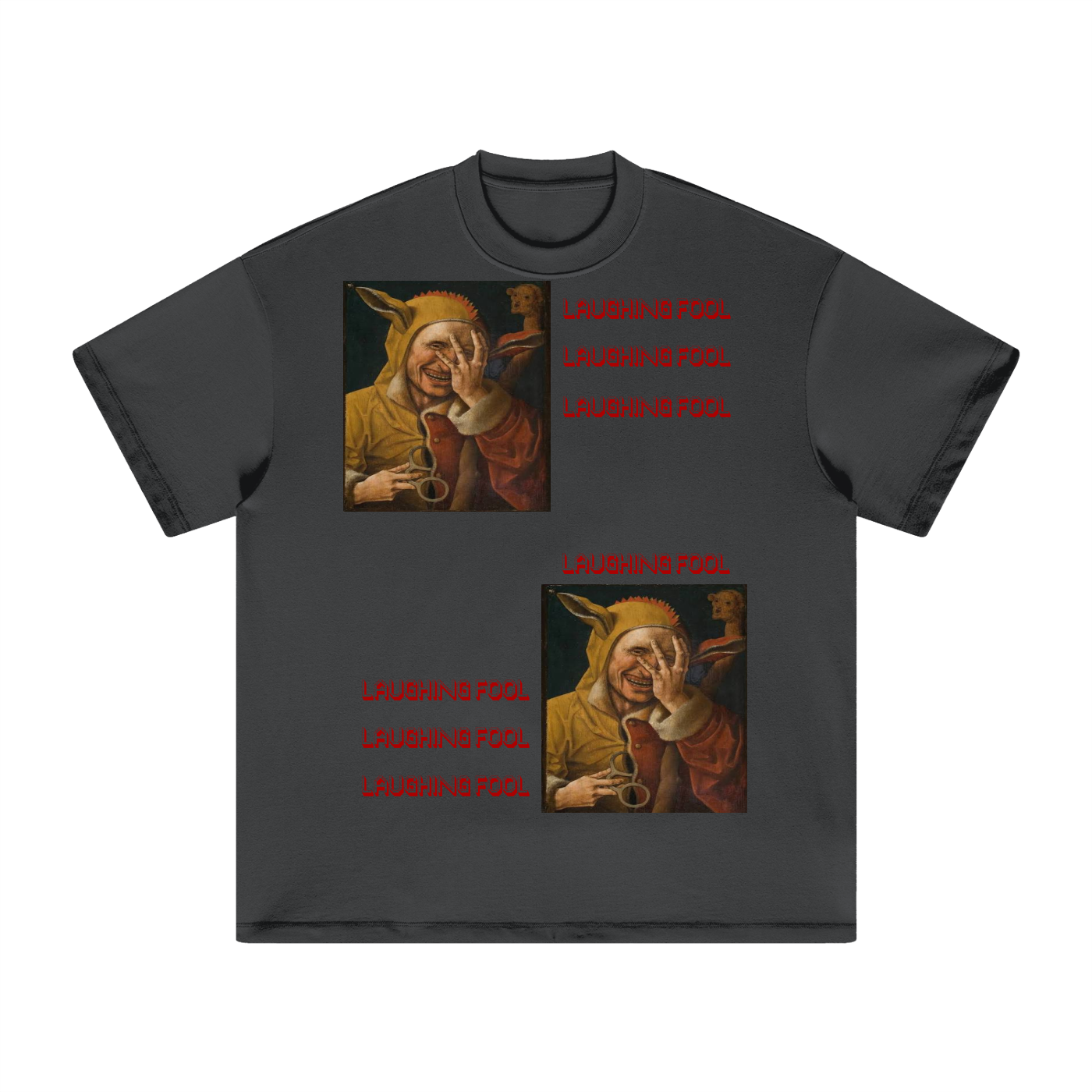 "LAUGHING FOUL" Heavyweight Earth Tone T-Shirt