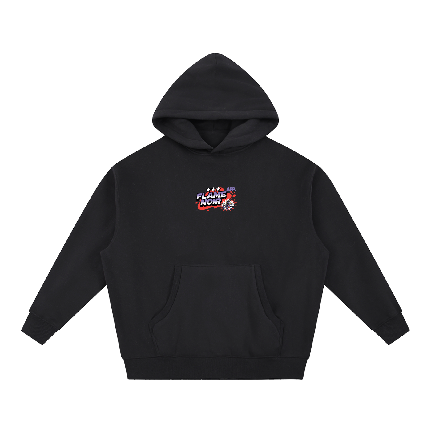 "BASIC" Essential Oversized Boxy Fit Fleece Hoodie