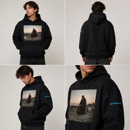 "TEMPTATION" Oversize Fleeced Hoodie