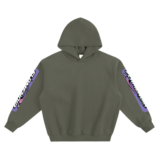 "BASIC 2" Fleeced Boxy Hoodie